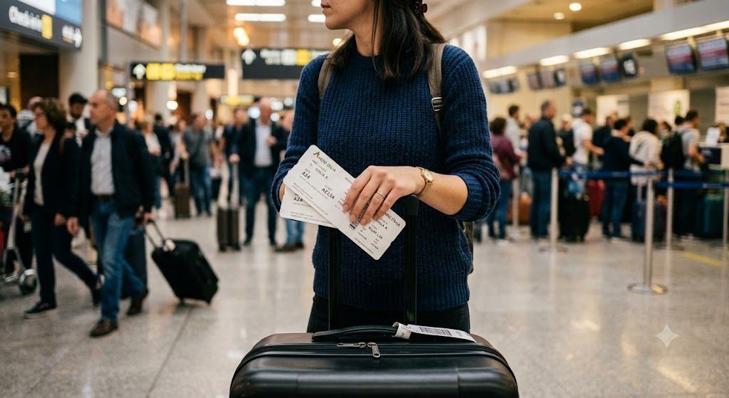 Partenza in aeroporto